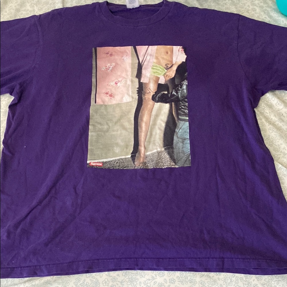 Supreme Purple Graphic Tee
